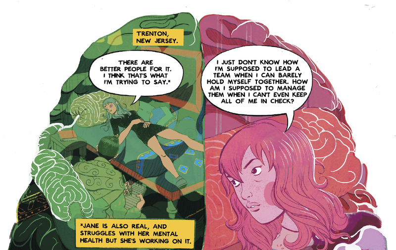 Jane takes time to reach out.